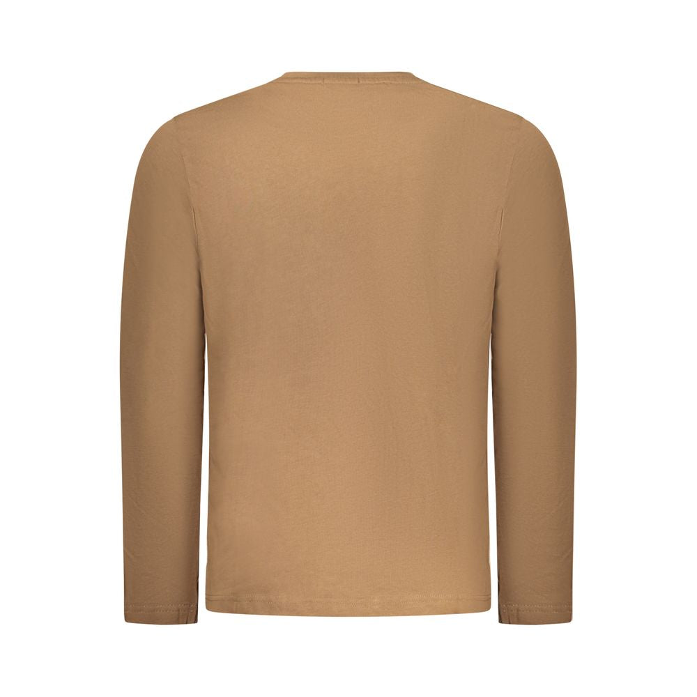 Brown Cotton T-Shirt - ventzia