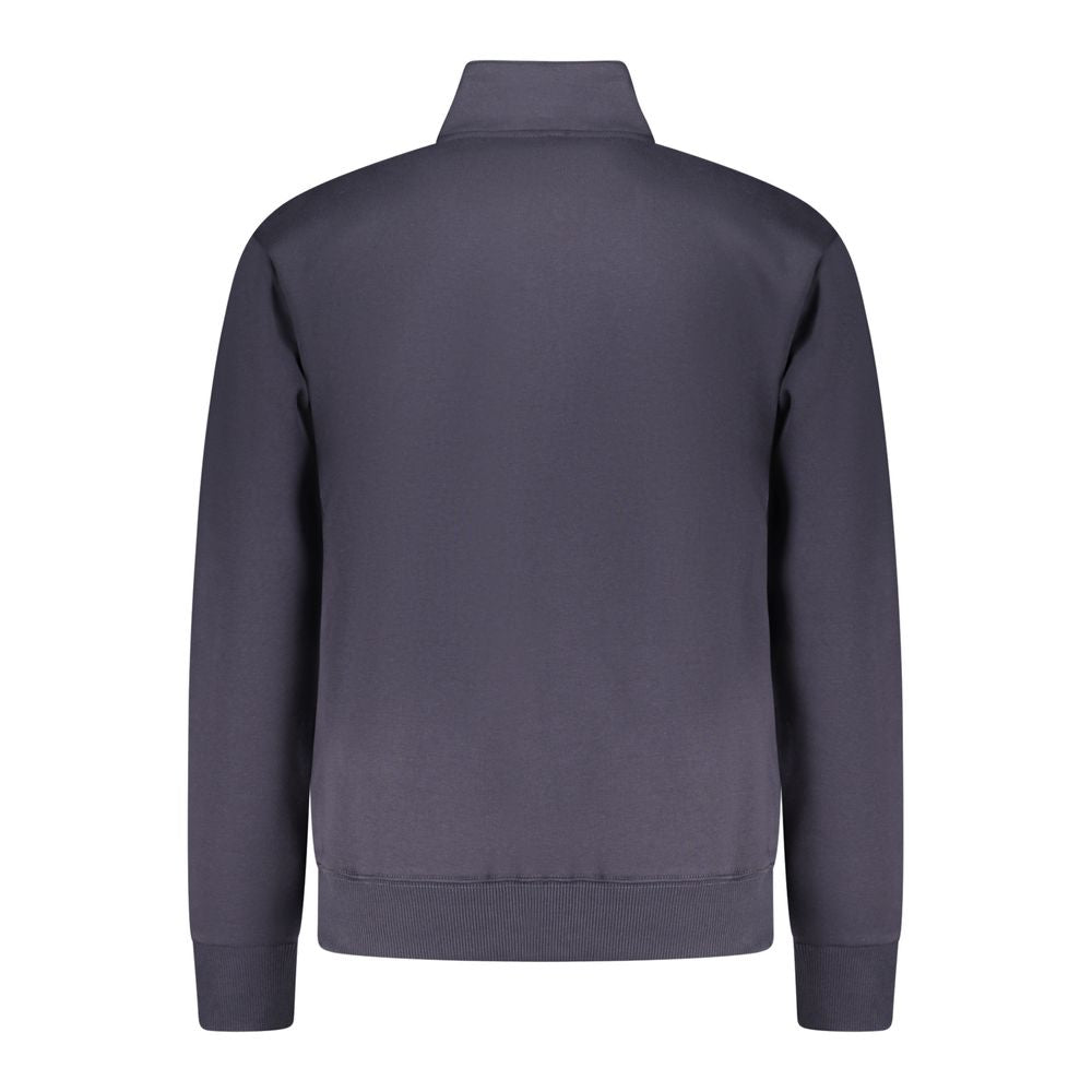 Blue Cotton Men Sweatshirt - ventzia