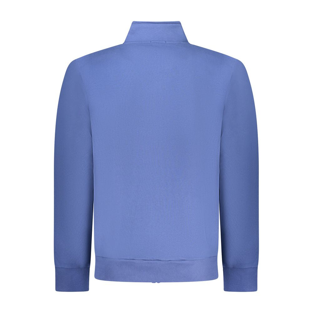 Blu Cotton Men Sweatshirt - ventzia