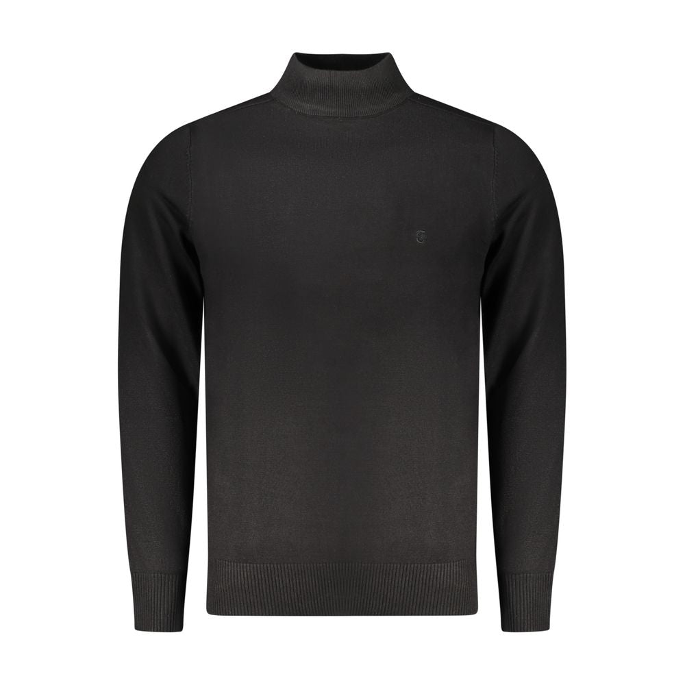 Nero Viscosa Uomo Maglia - ventzia
