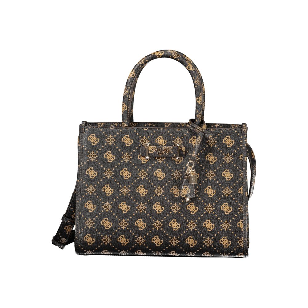Marrone Poliuretano Woman Handbag - ventzia