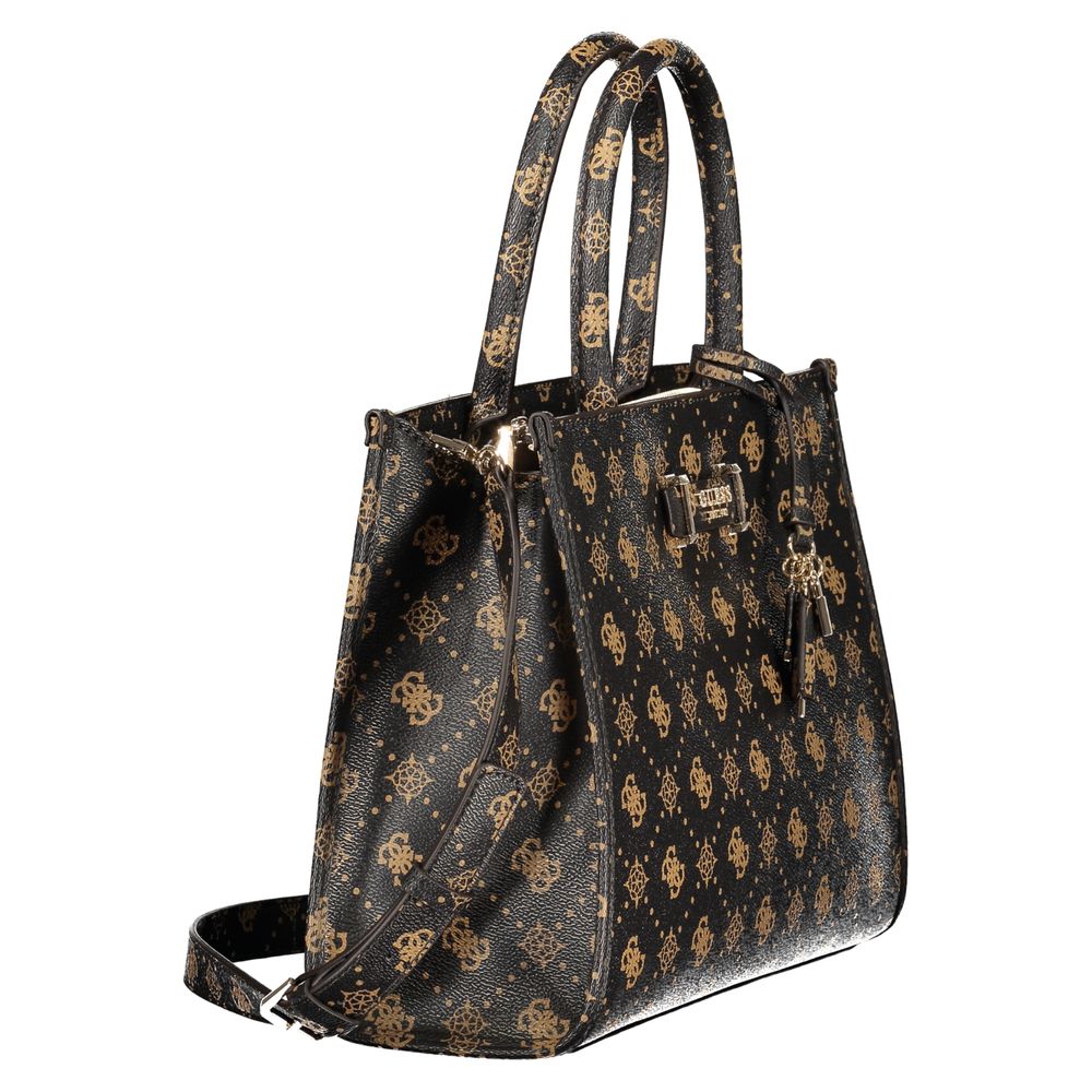 Marrone Poliuretano Woman Handbag - ventzia