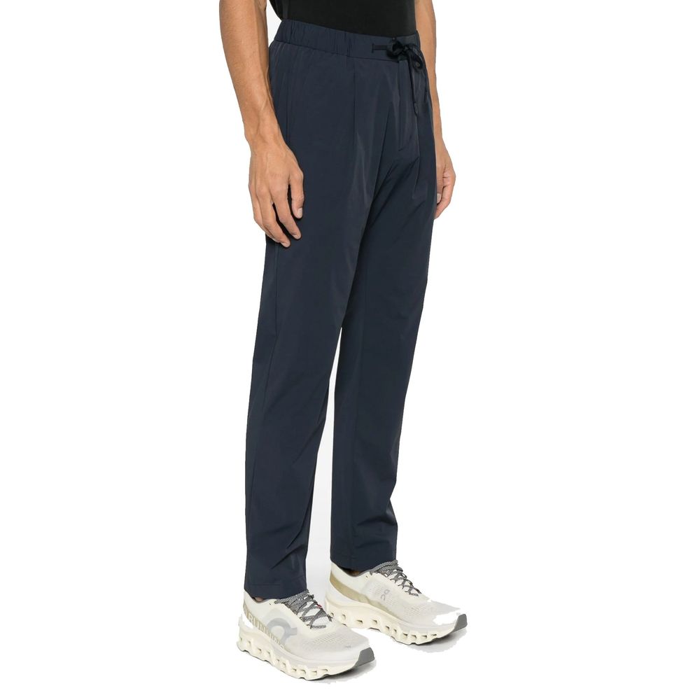 Gray Elastane Casual Pants - ventzia