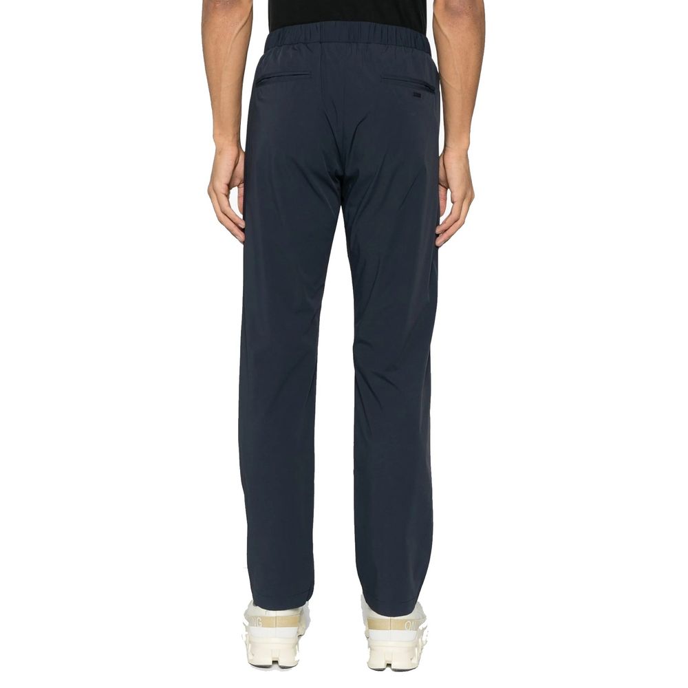 Gray Elastane Casual Pants - ventzia
