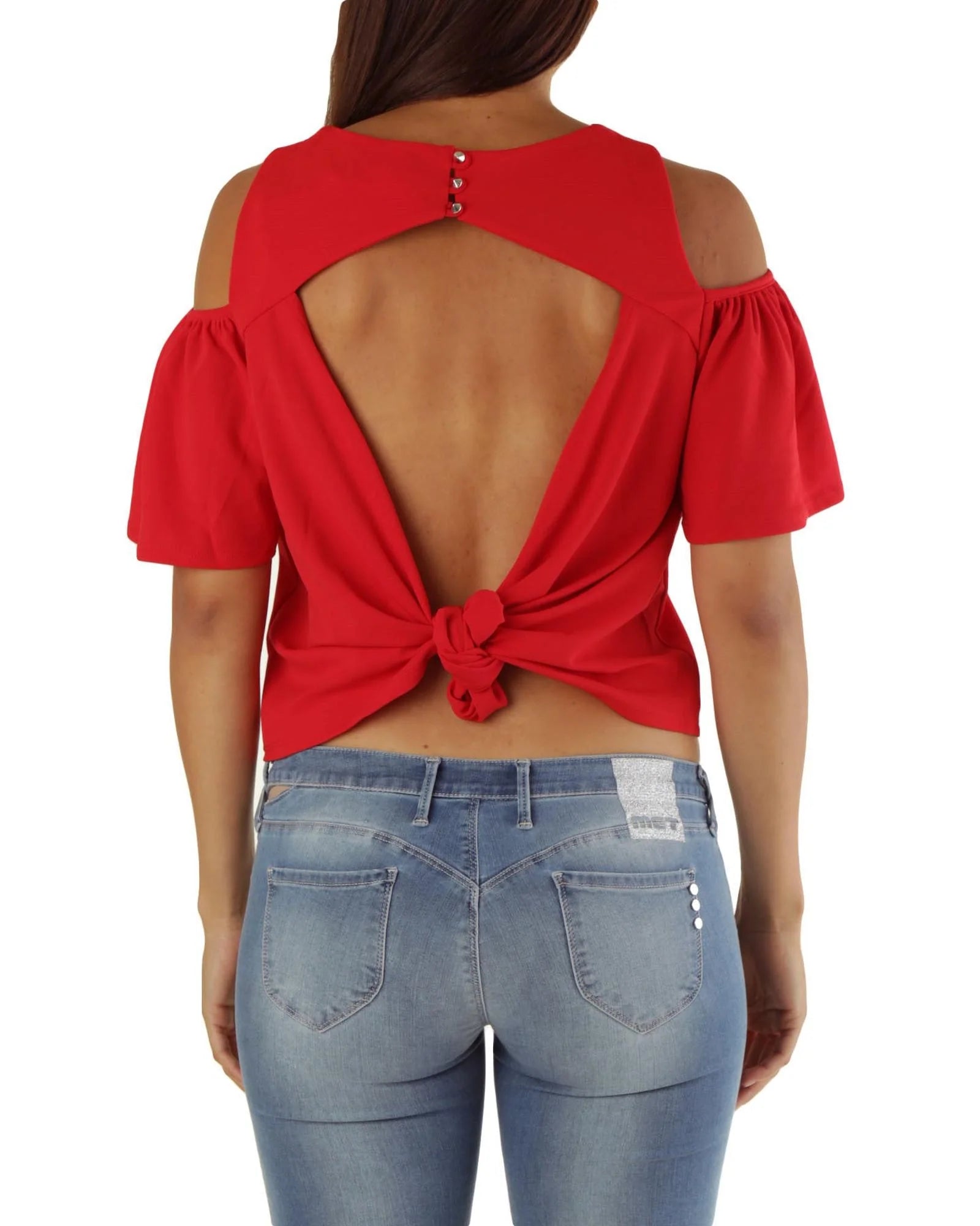 Multicolor Polyester Blouse - ventzia