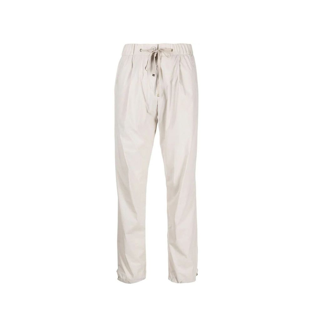 Gray Elastane Casual Pants - ventzia