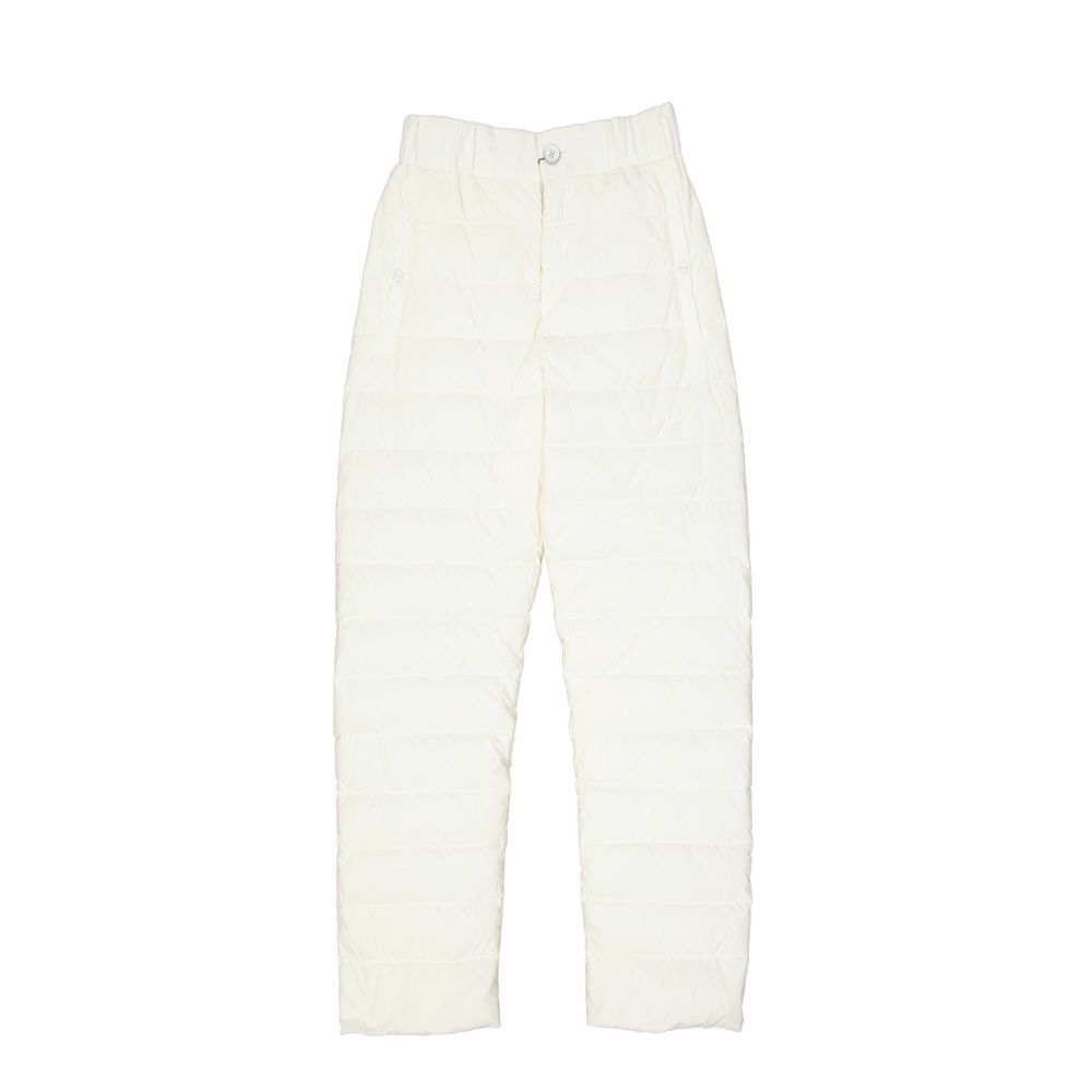 White Polyamide Pants - ventzia