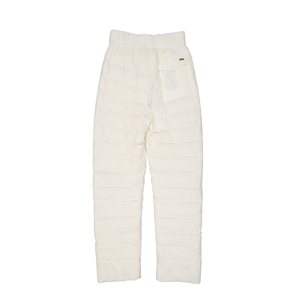 White Polyamide Pants - ventzia