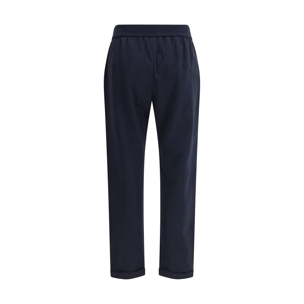 Blue Cotton Joggers (Workout Pants) - ventzia