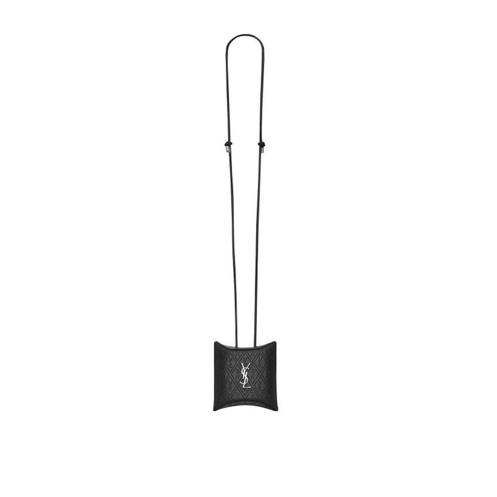 Black Calfskin Airpod Holder - ventzia