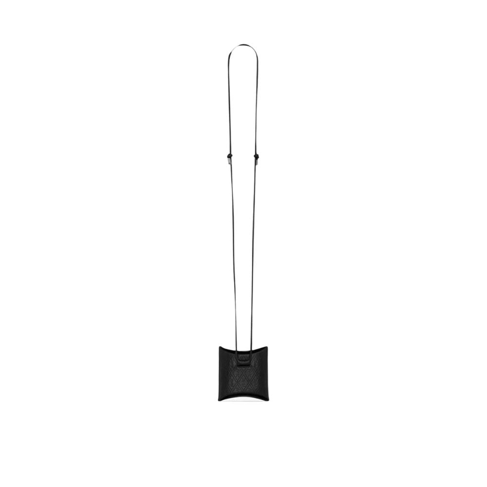 Black Calfskin Airpod Holder - ventzia