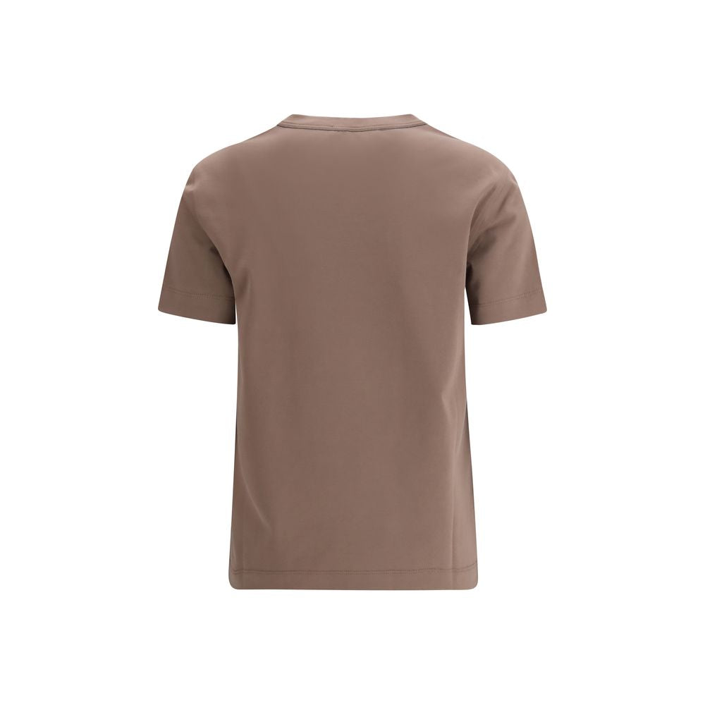 Brown Cotton T-Shirt - ventzia