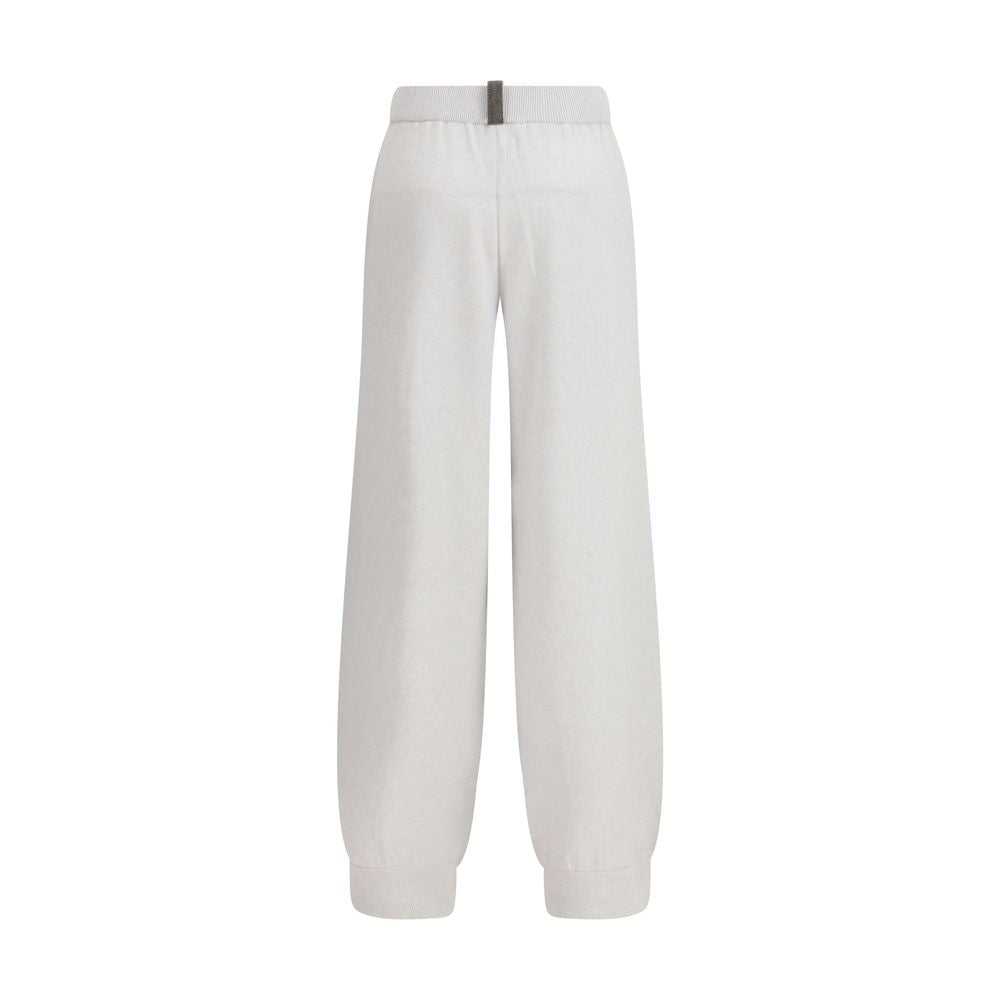 Gray Fleece Wool Casual Pants - ventzia