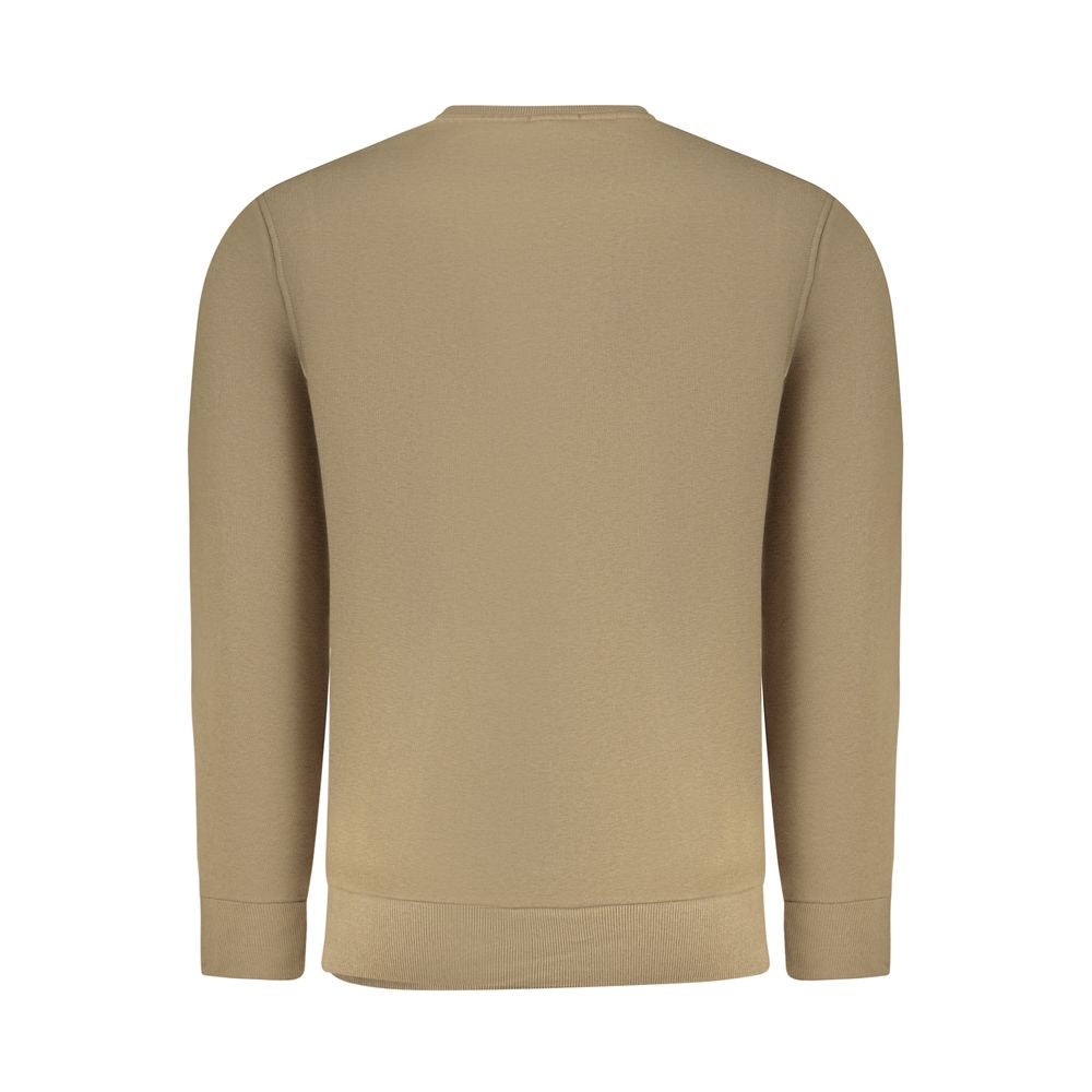 Marrone Cotton Men Sweatshirt - ventzia