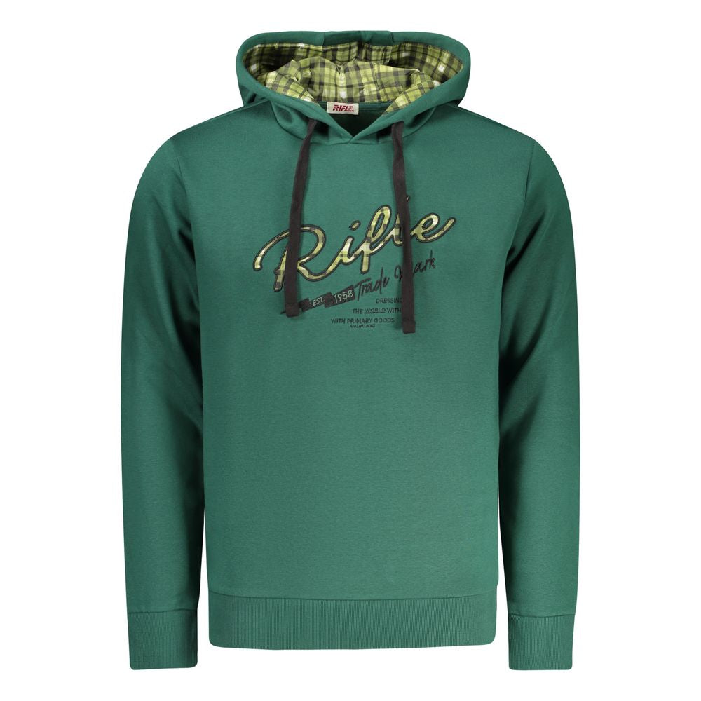 Verde Cotton Men Hoodie - ventzia