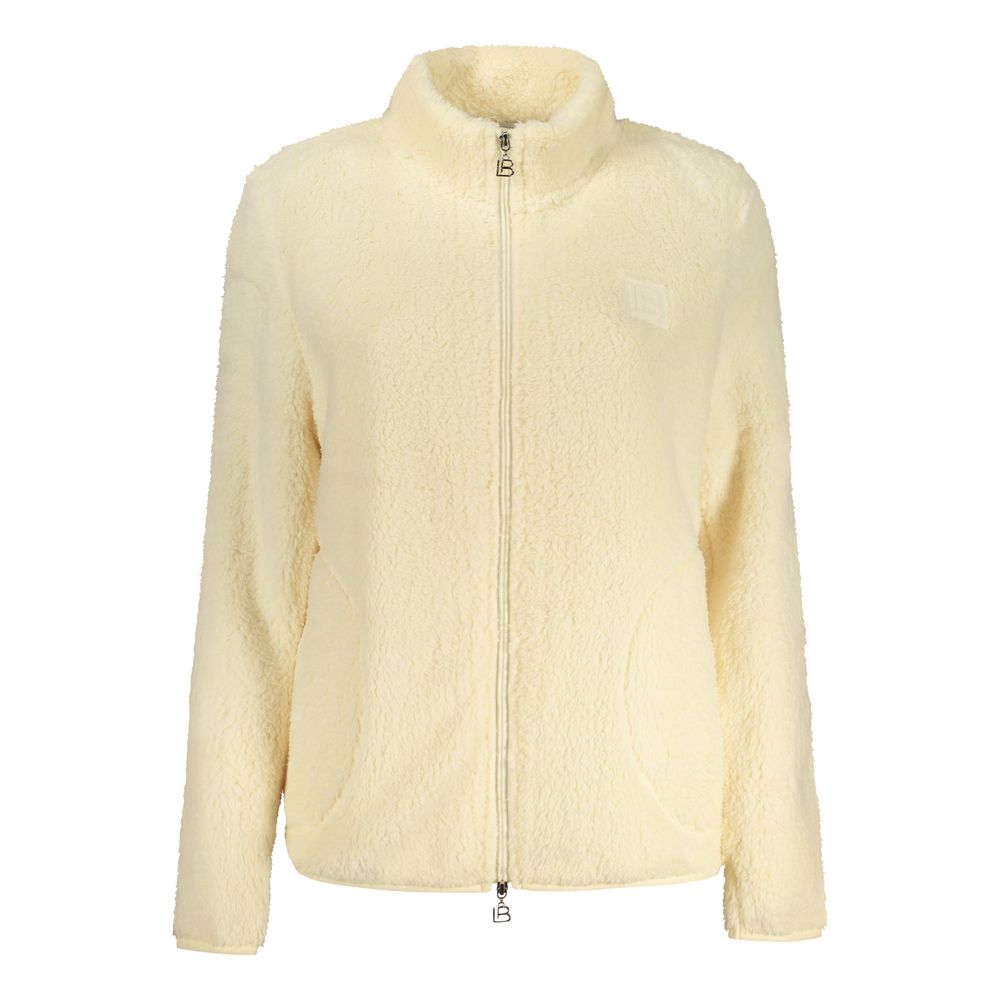 Beige Polyester Women Sweatshirt - ventzia