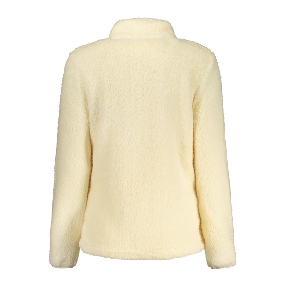 Beige Polyester Women Sweatshirt - ventzia