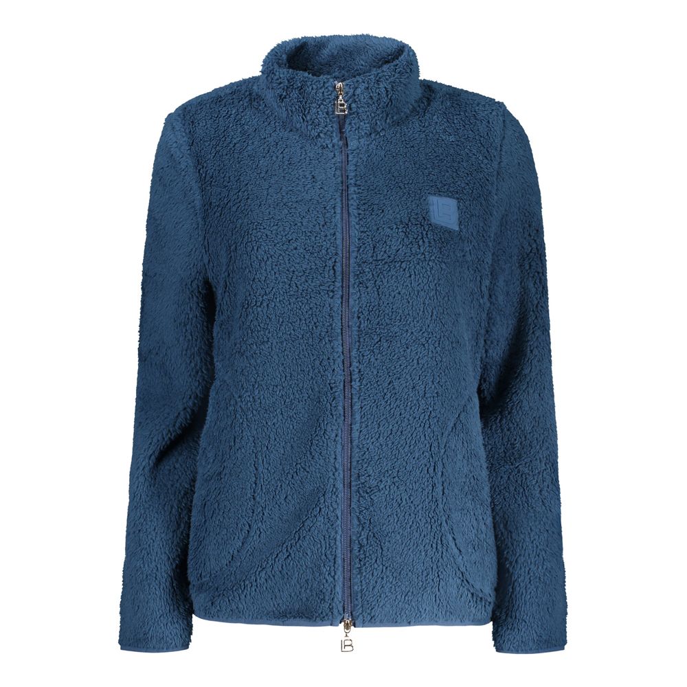 Blu Polyester Women Sweatshirt - ventzia