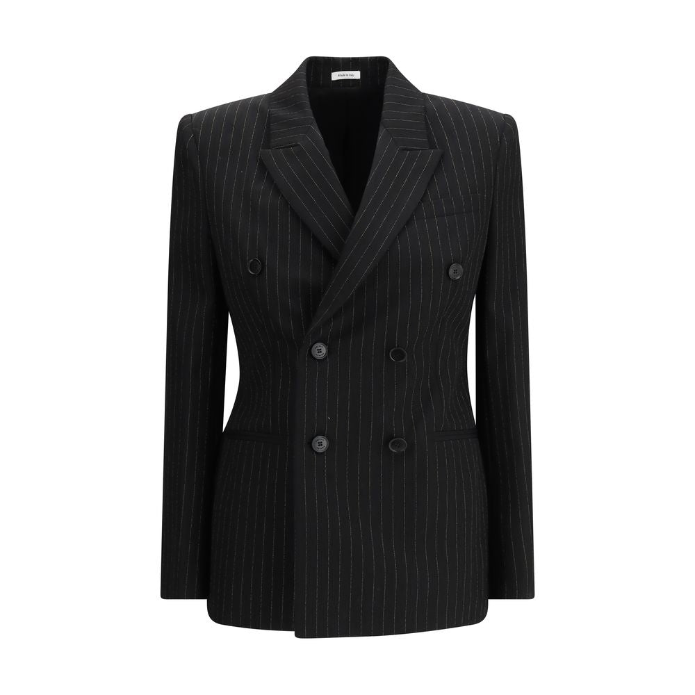 Black Wool Blazer - ventzia