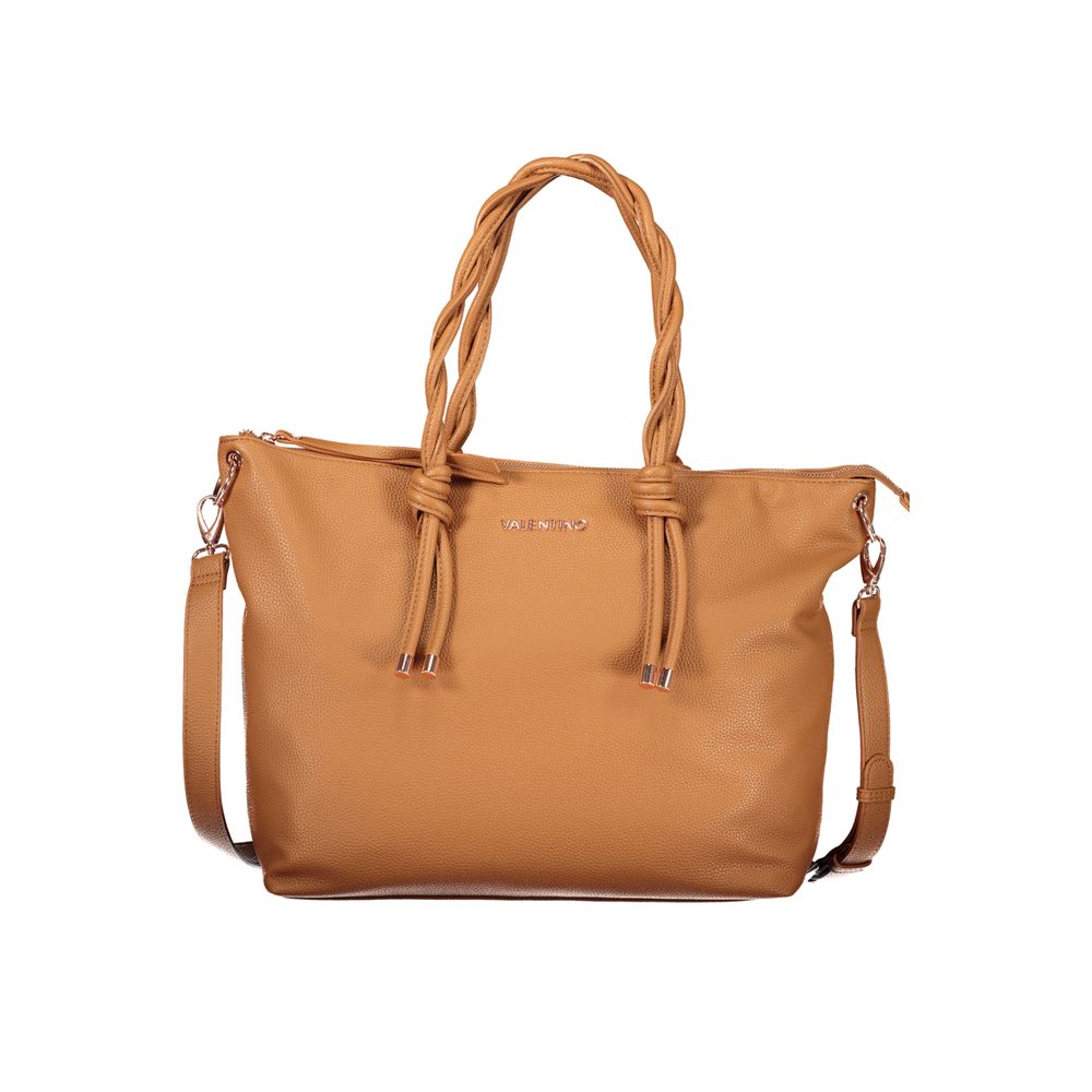"Marrone Polyurethane Womens Handbag" - ventzia