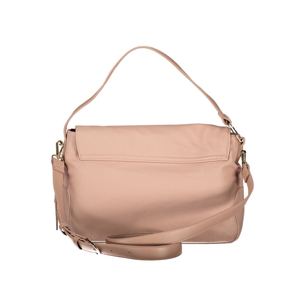 Rosa Poliuretano Woman Shoulder Bag - ventzia