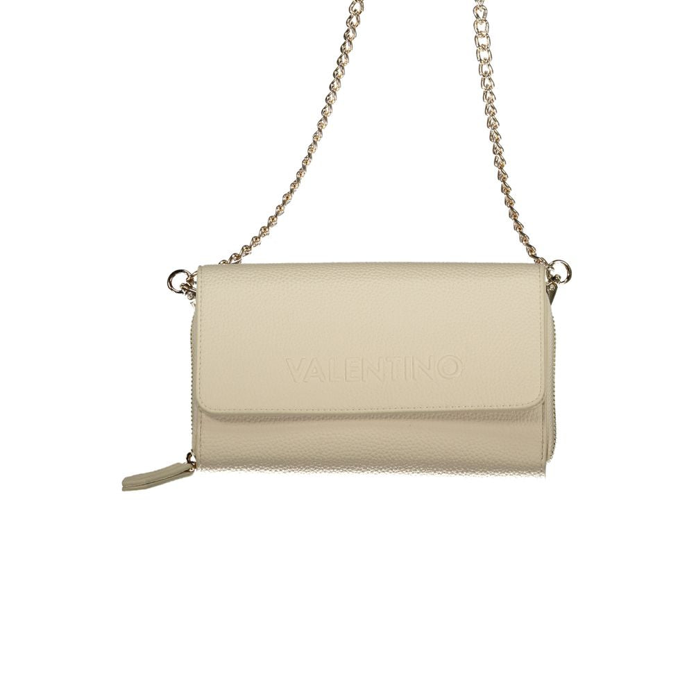 Beige Polyurethane Women Wallet - ventzia
