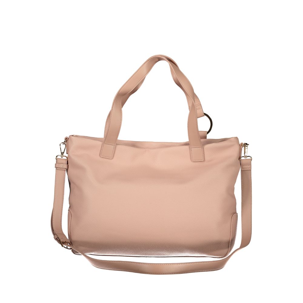Beige Poliuretano Woman Handbag - ventzia