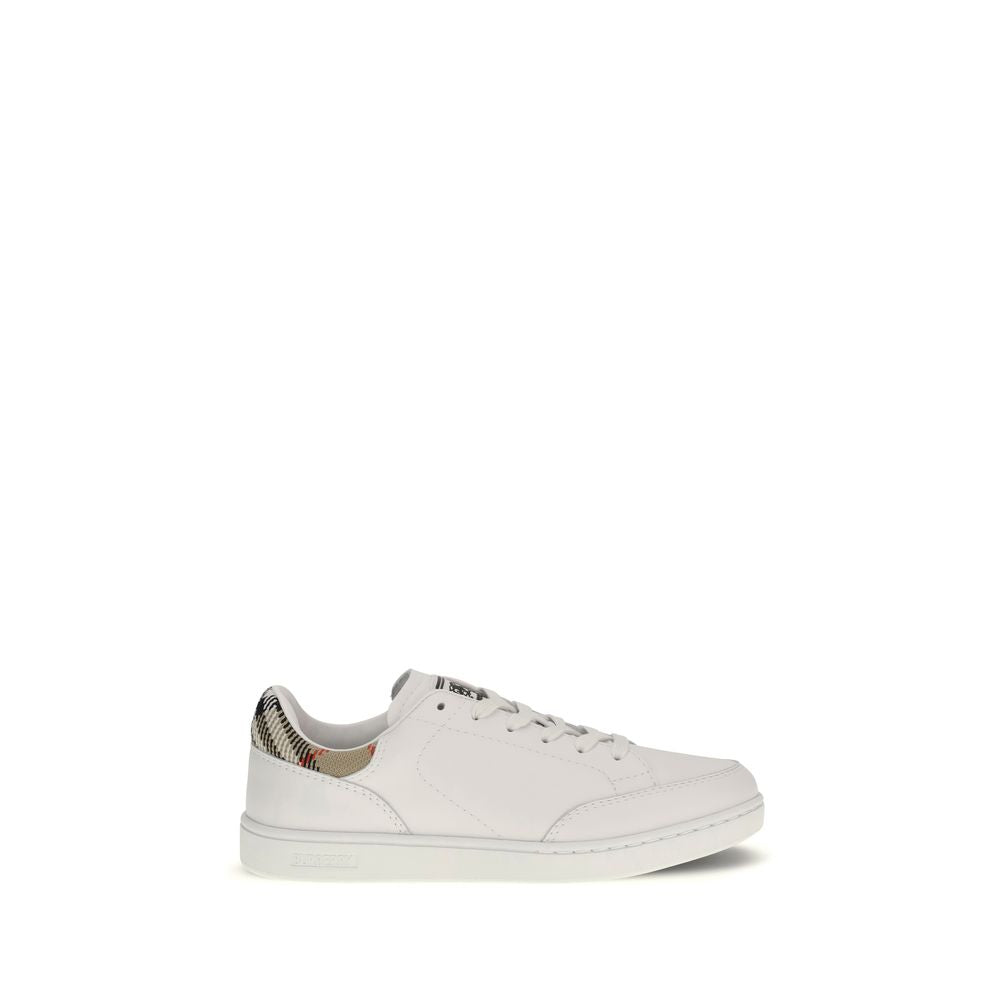 White Calf Leather Bos Taurus Low Top Sneakers - ventzia