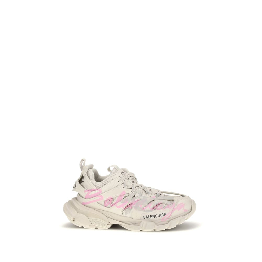 Beige Polyester Athletic Sneakers - ventzia
