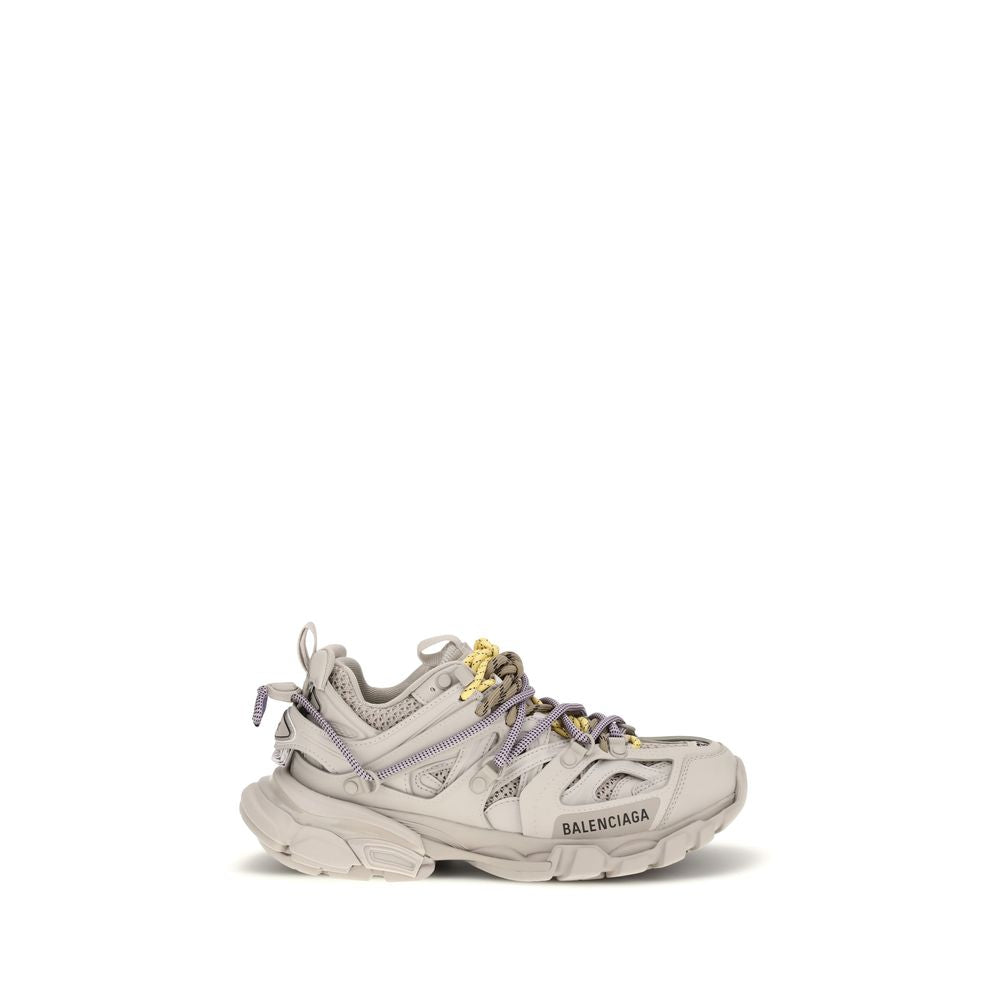 Gray Polyester Athletic Sneakers - ventzia