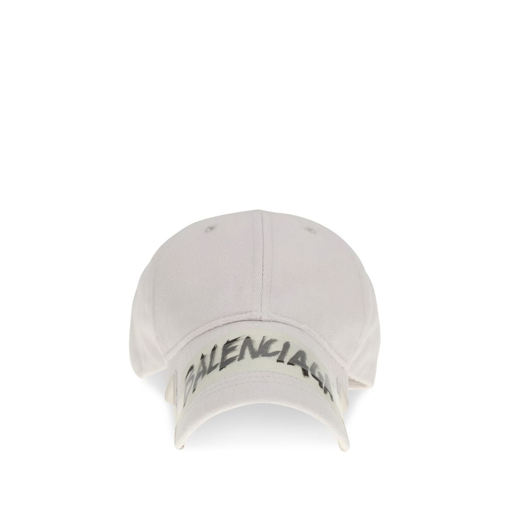 White Cotton Cap (Baseball Hat) - ventzia