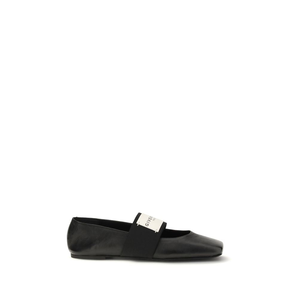 Black Lamb Ovis Aries Aries Ballet Flats - ventzia