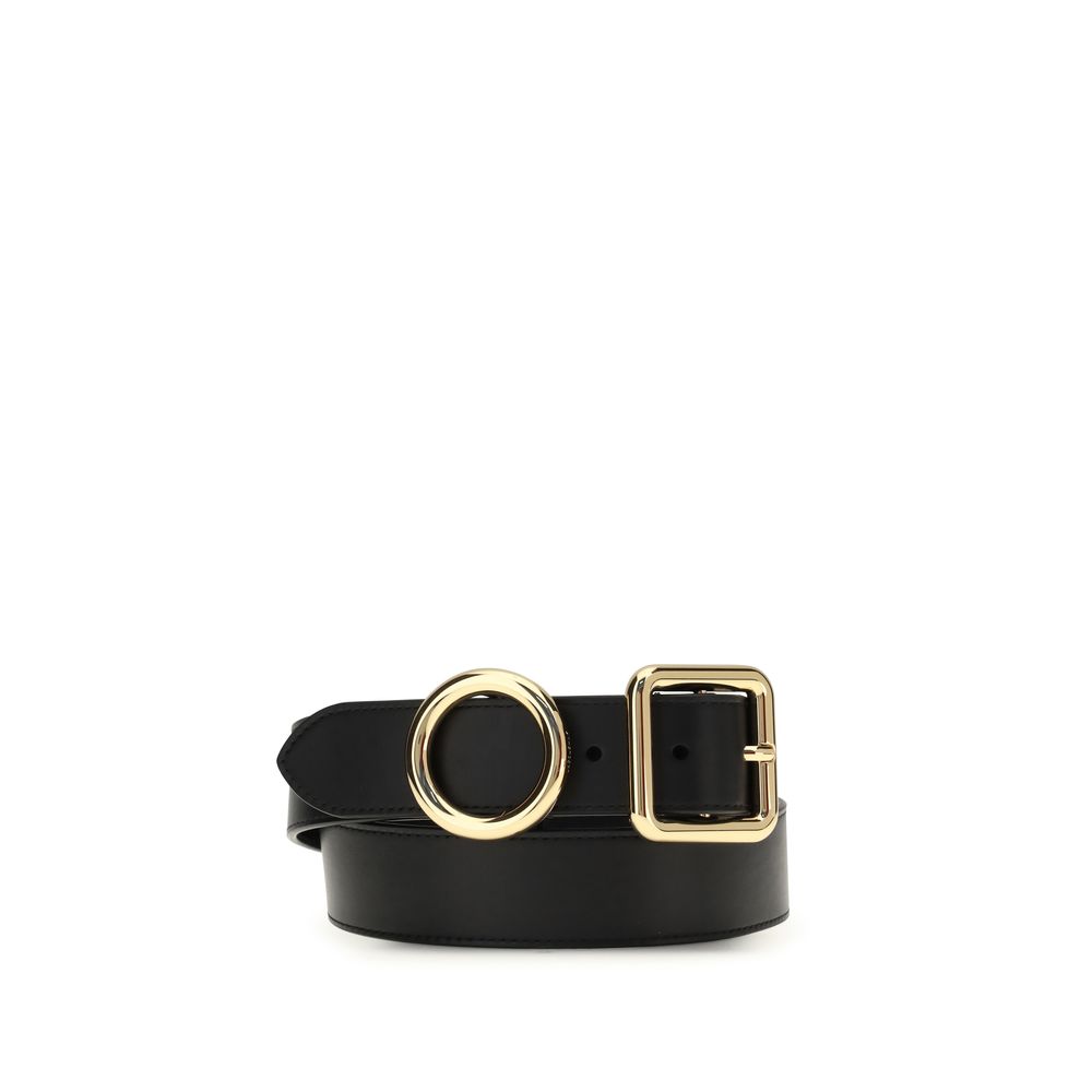 Black Calf Leather Bos Taurus Regular Belt - ventzia