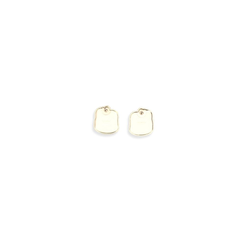 Gold Brass Earrings - ventzia