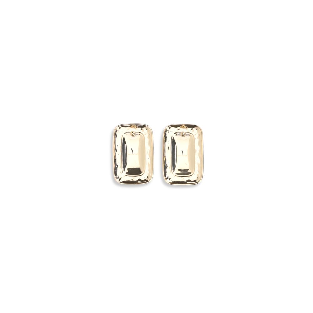 Gold Brass Earrings - ventzia