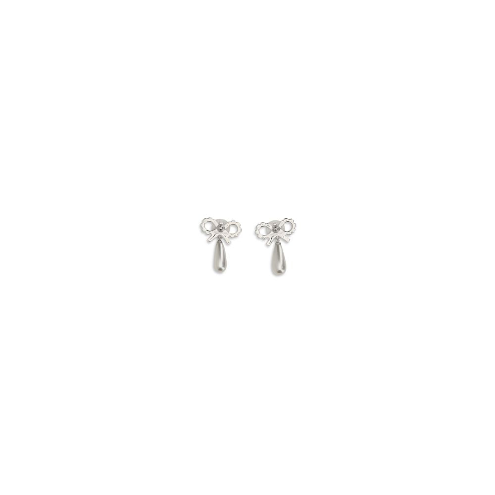Silver Brass Earrings - ventzia