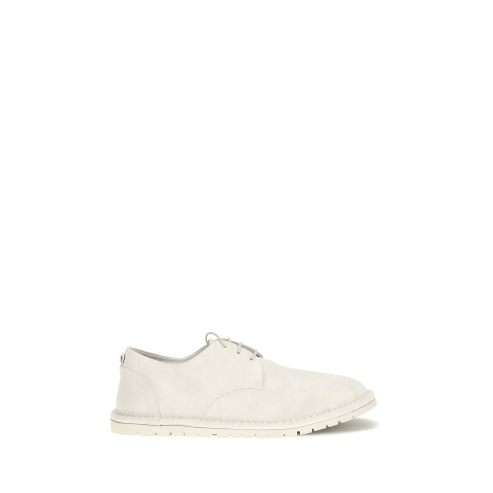 Beige Calf Leather Bos Taurus Oxfords And Derbies - ventzia