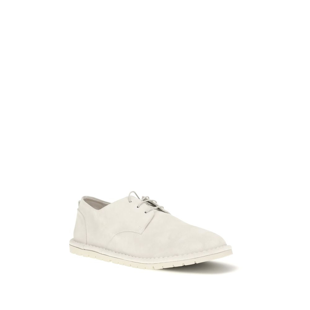 Beige Calf Leather Bos Taurus Oxfords And Derbies - ventzia