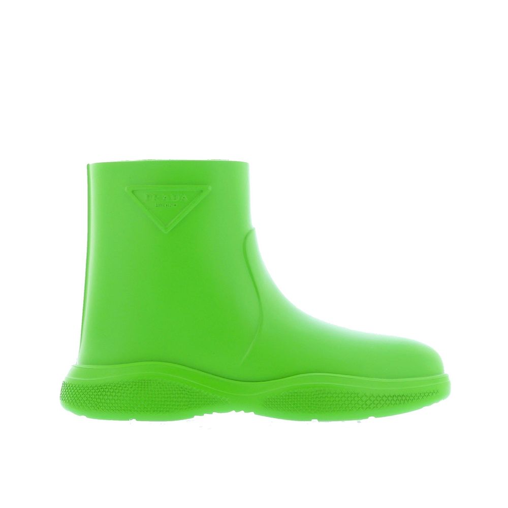 Bicolor Rubber Rain Boots - ventzia