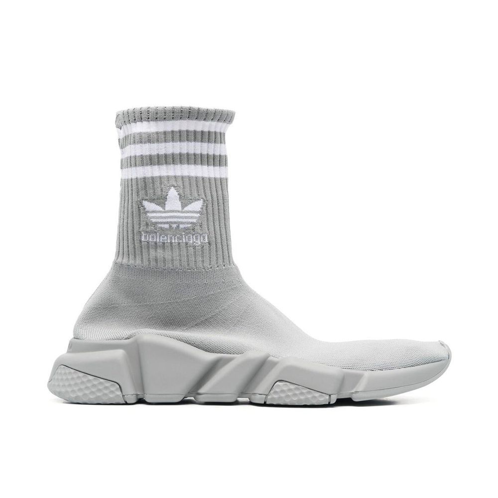 Gray Nylon Athletic Sneakers - ventzia