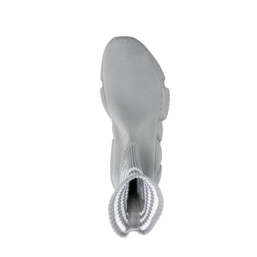 Gray Nylon Athletic Sneakers - ventzia
