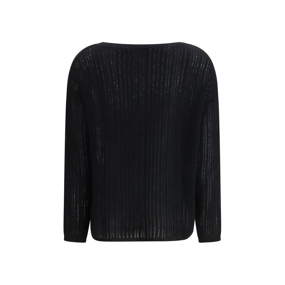 Black Cashmere Sweater - ventzia
