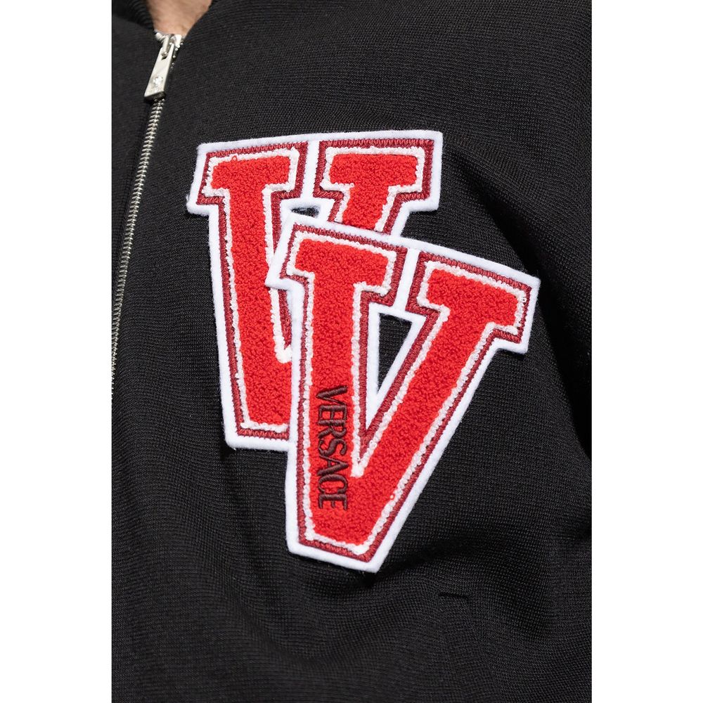 Black Virgin Wool Bomber - ventzia