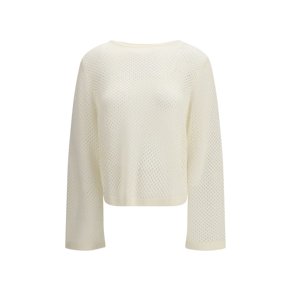 White Wool Sweatshirt
