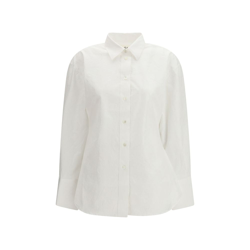 White Cotton Shirt - ventzia