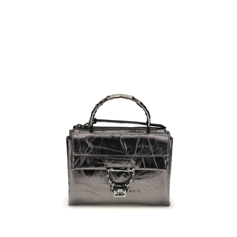 Black Calf Leather Bos Taurus Handbag - ventzia