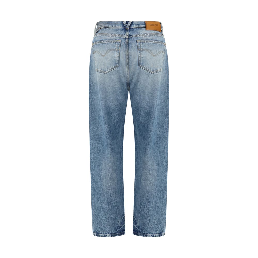 Blue Cotton Jeans Denim - ventzia