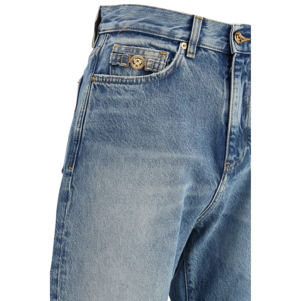 Blue Cotton Jeans Denim - ventzia