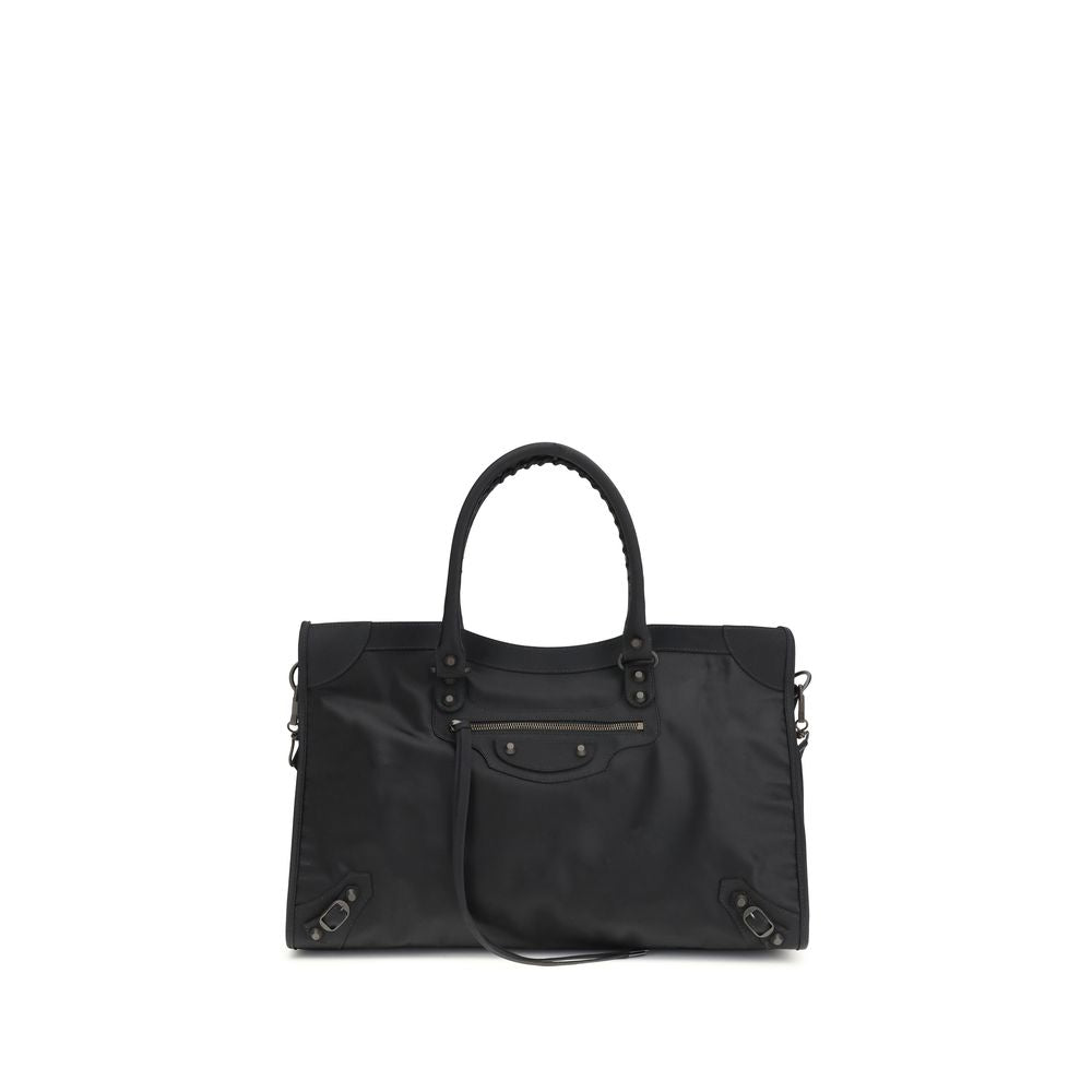 Black Polyamide Handbag - ventzia