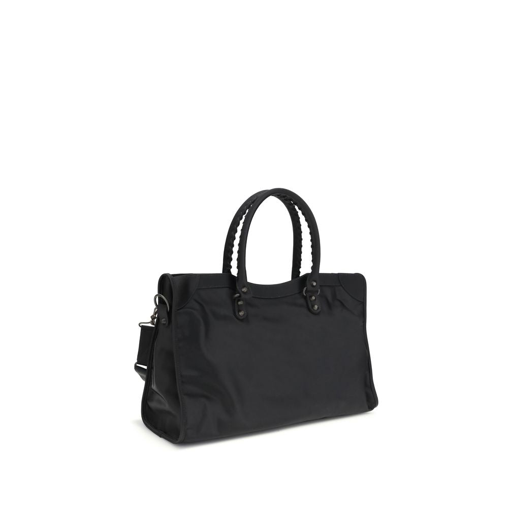 Black Polyamide Handbag - ventzia